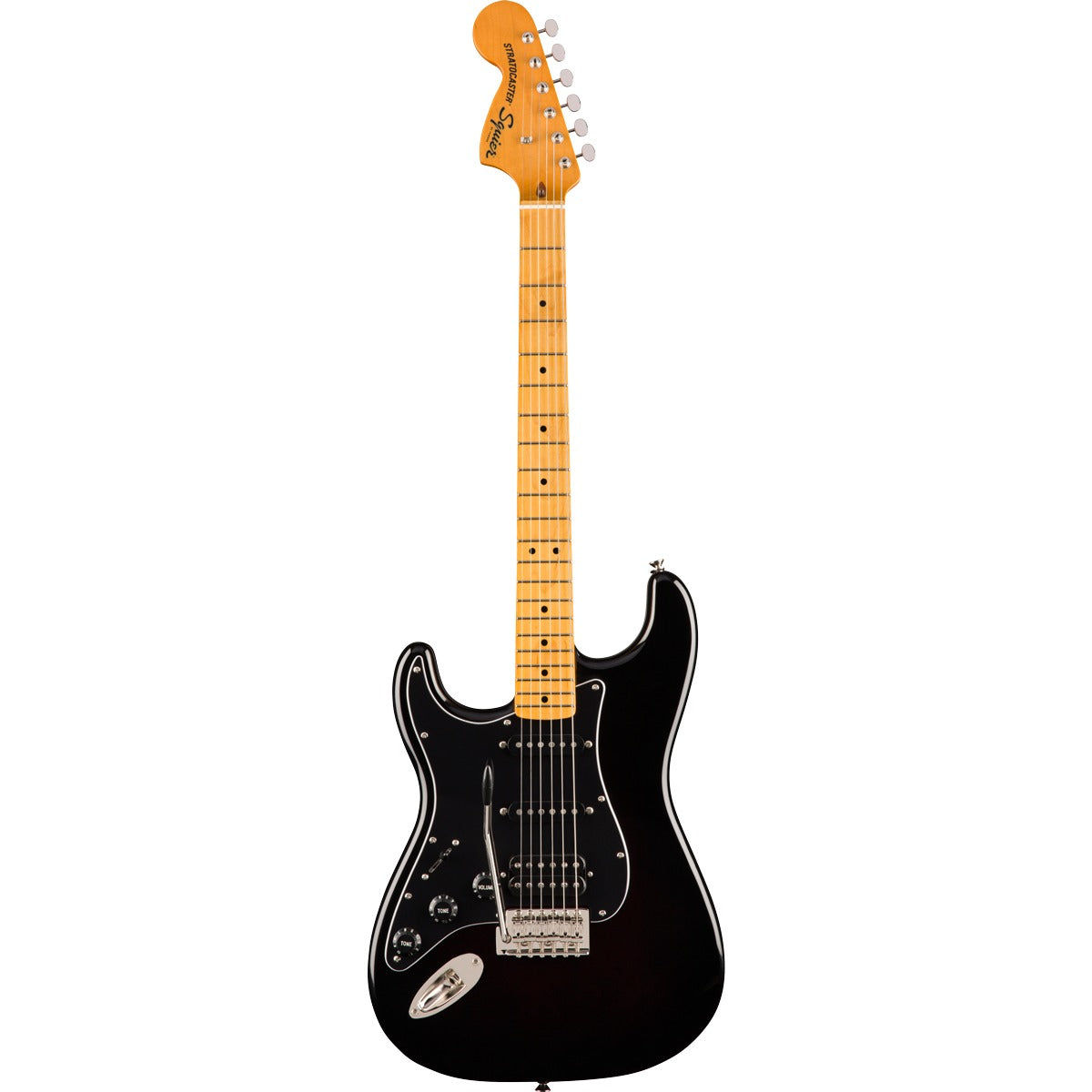 Squier Classic Vibe 70s Stratocaster HSS Left-Handed, Maple Fingerboard - Black