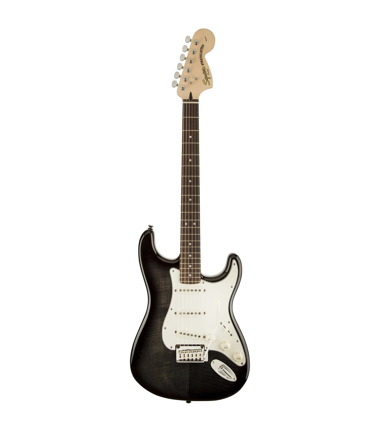 Squier Standard Stratocaster FMT Ebony Transparent