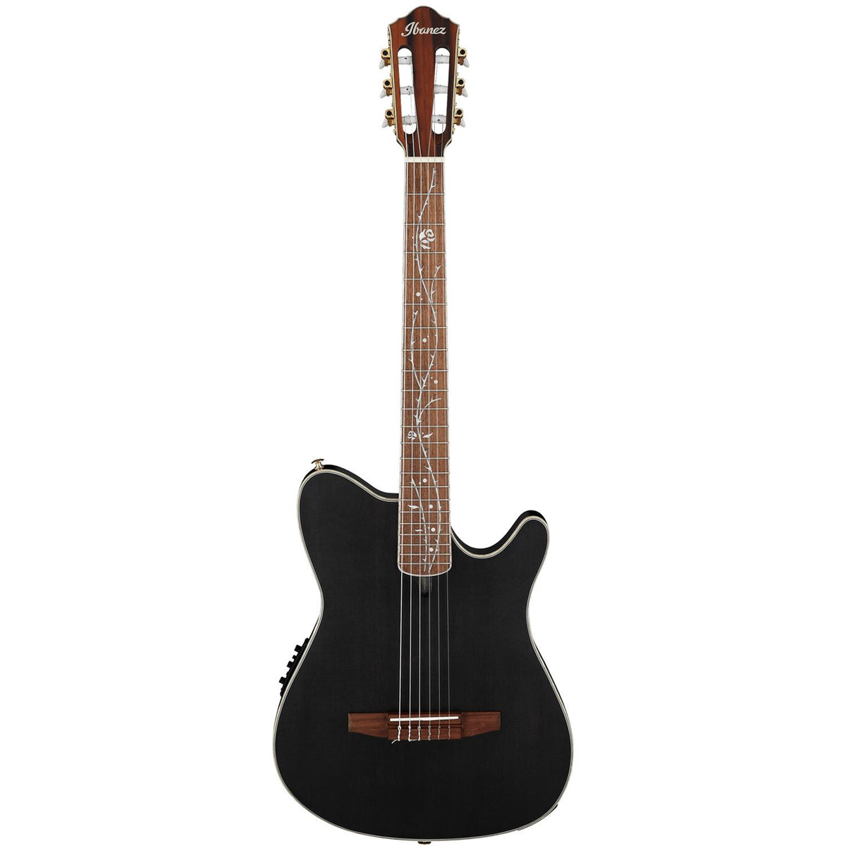 Ibanez Tim Henson Signature Nylon Guitar, Transparent Black Flat