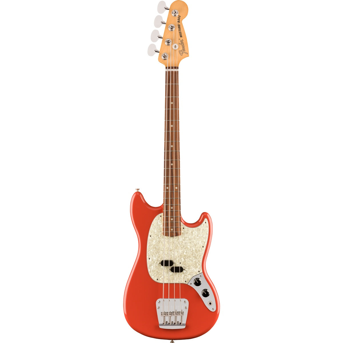 Fender Vintera '60s Mustang Bass, Pau Ferro Fingerboard - Fiesta Red
