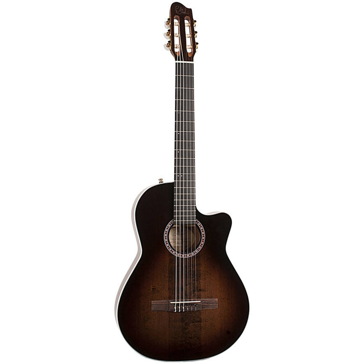 Godin Guitars Arena Pro CW Bourbon Burst Crescent II Nylon Guitar w/Gig Bag