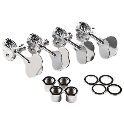 Fender Deluxe "F" Stamp Bass Tuning Machines, (4) - Chrome