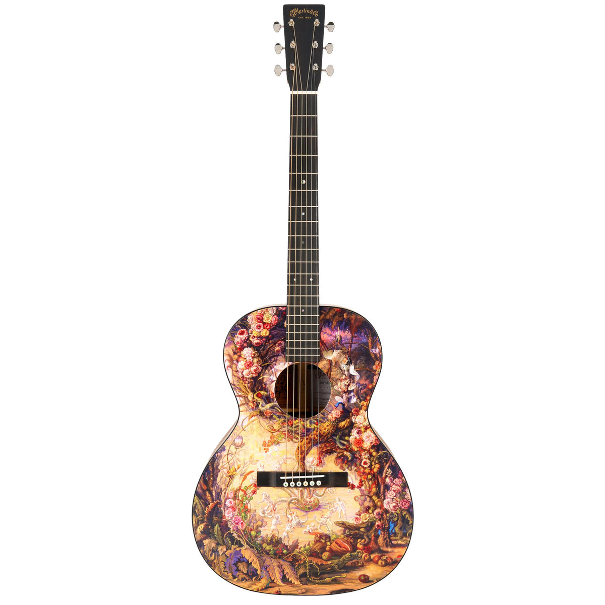MARTIN 00L Oliver Limited Edition Acoustic Guitar, Custom Ink