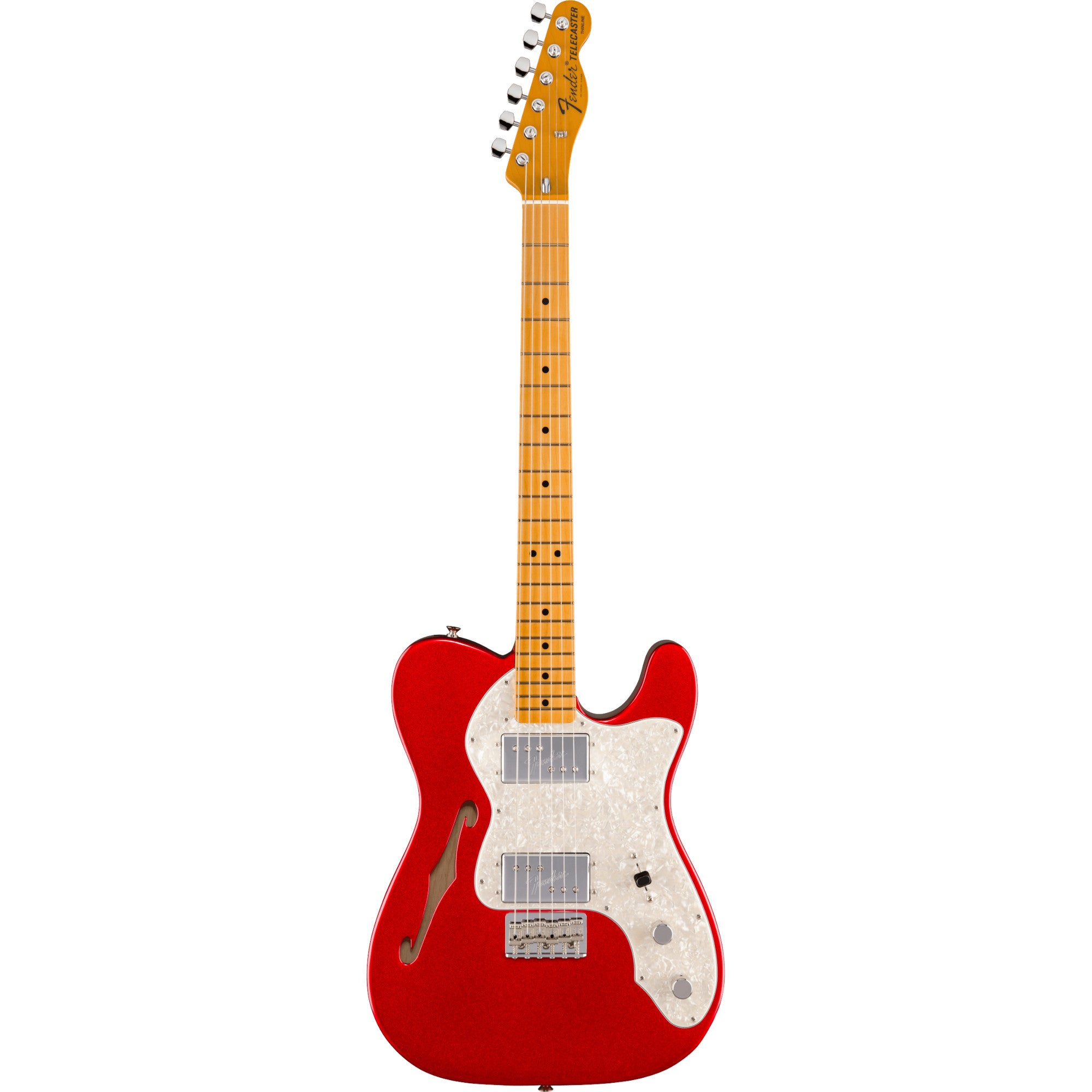 FENDER American Vintage II 1972 Telecaster Thinline, Maple Fingerboard, Candy Apple Red
