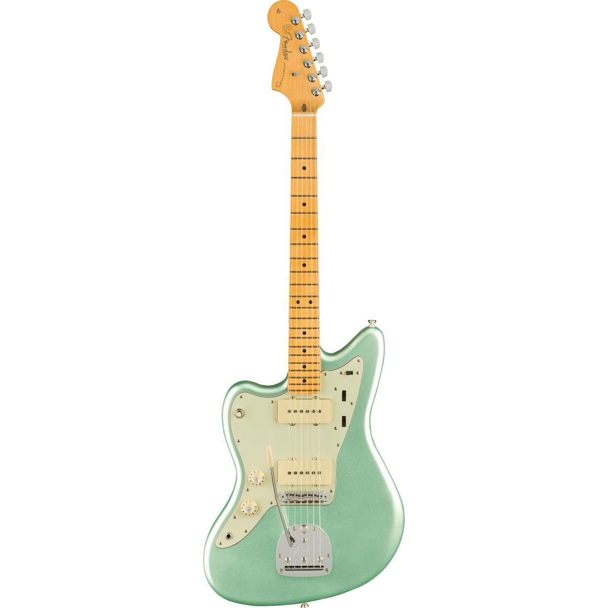 Fender American Professional II Jazzmaster® Left-Hand, Maple Fingerboard, Mystic Surf Green