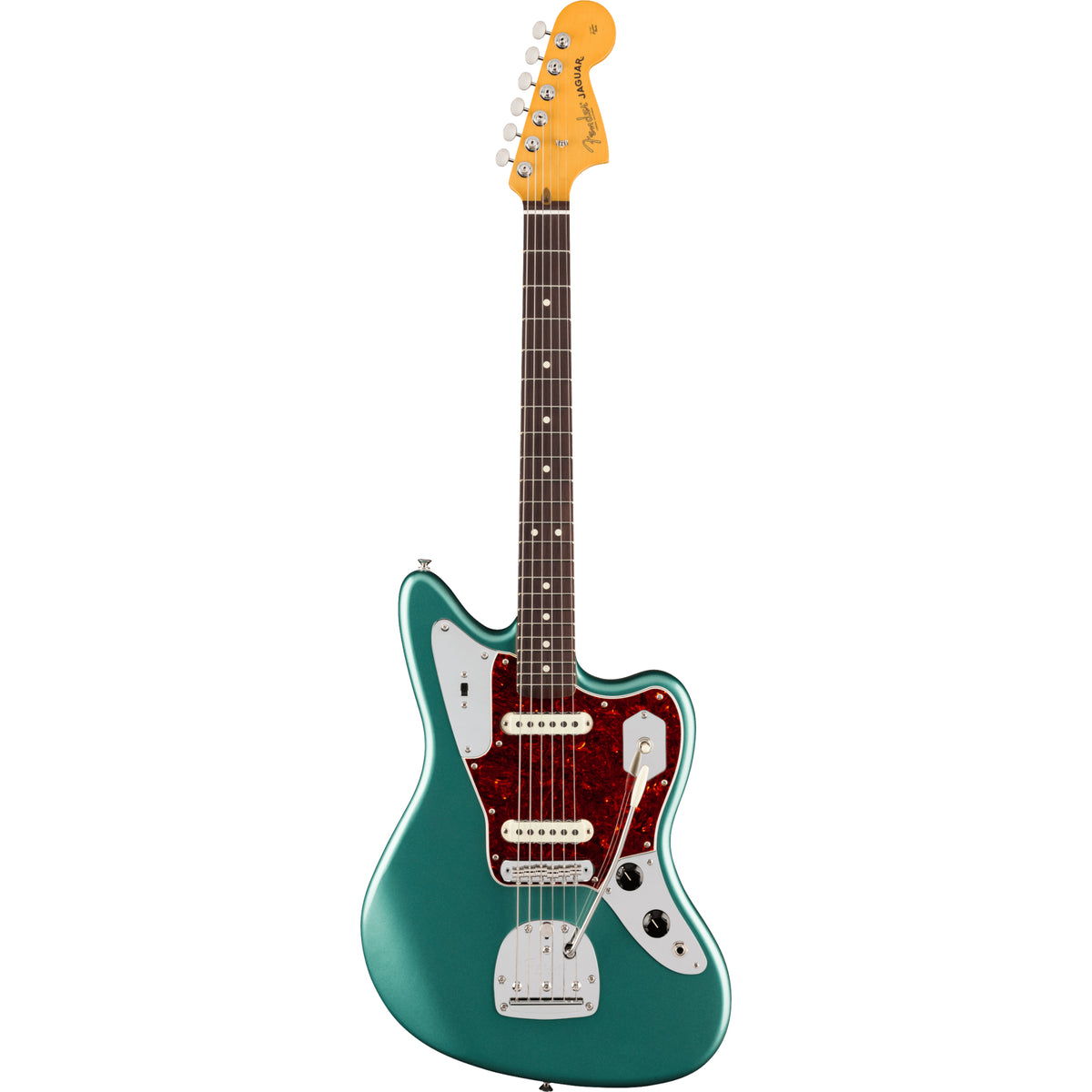 FENDER American Professional Classic Jaguar, Rosewood Fingerboard, Faded Sherwood Green Metallic