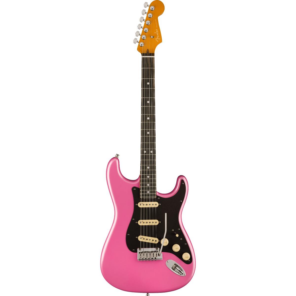 Fender American Ultra Stratocaster®, Ebony Fingerboard, Bubble Gum Metallic *Canadian Exclusive