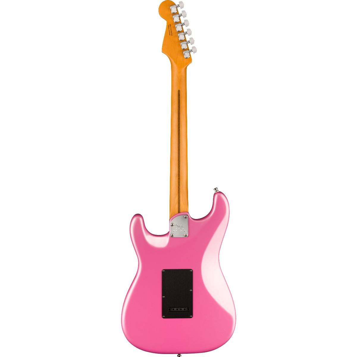 Fender American Ultra Stratocaster®, Ebony Fingerboard, Bubble Gum Metallic *Canadian Exclusive