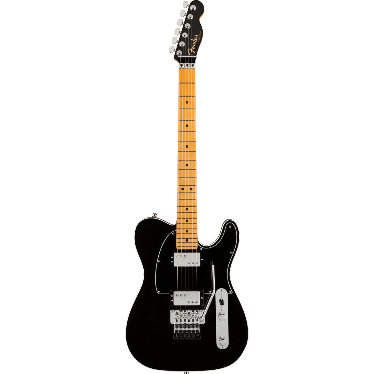 Fender American Ultra Luxe Telecaster Floyd Rose HH, Maple Fingerboard - Mystic Black