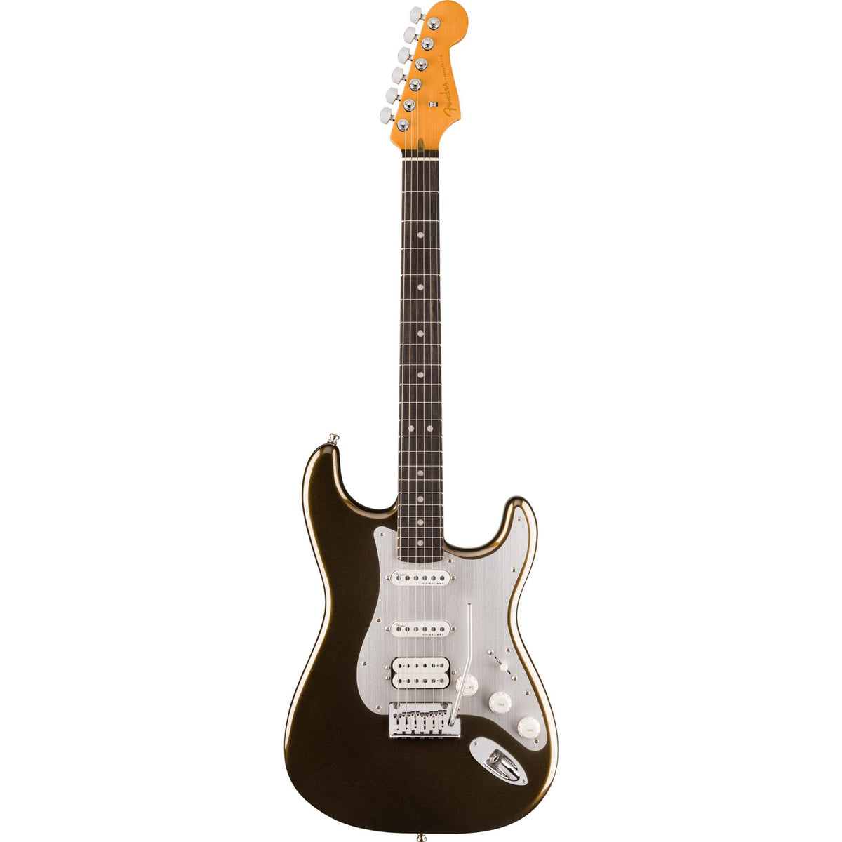 FENDER American Ultra II Stratocaster HSS, Ebony Fingerboard, Texas Tea