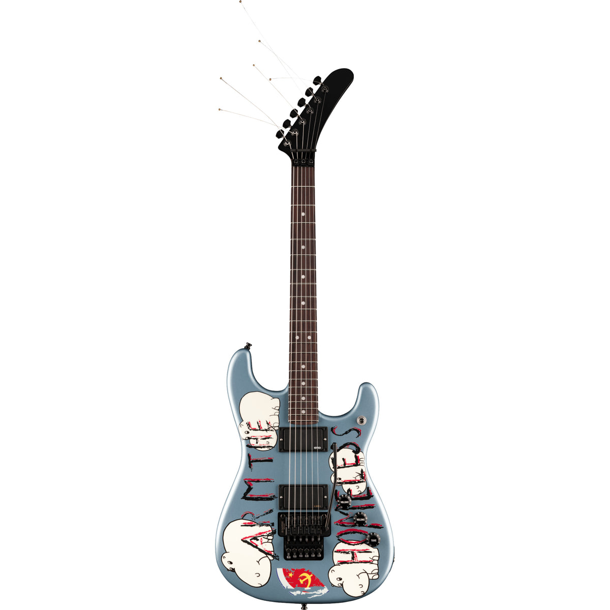 FENDER Tom Morello "Arm The Homeless", Rosewood Fingerboard, Blue Ice Metallic