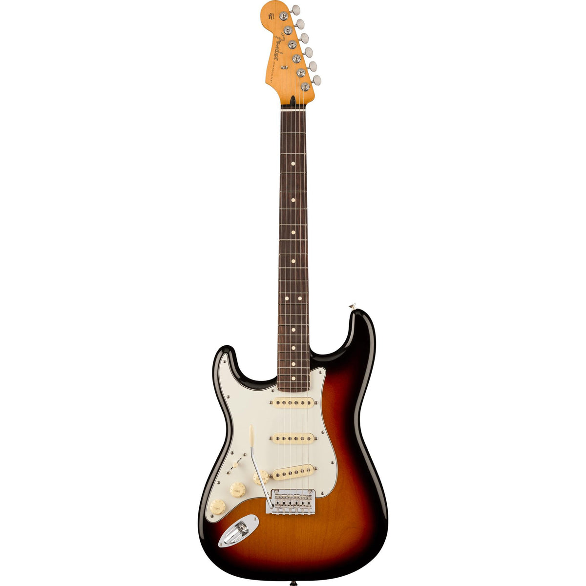 FENDER Player II Stratocaster Left-Hand, Rosewood Fingerboard, 3-Color Sunburst