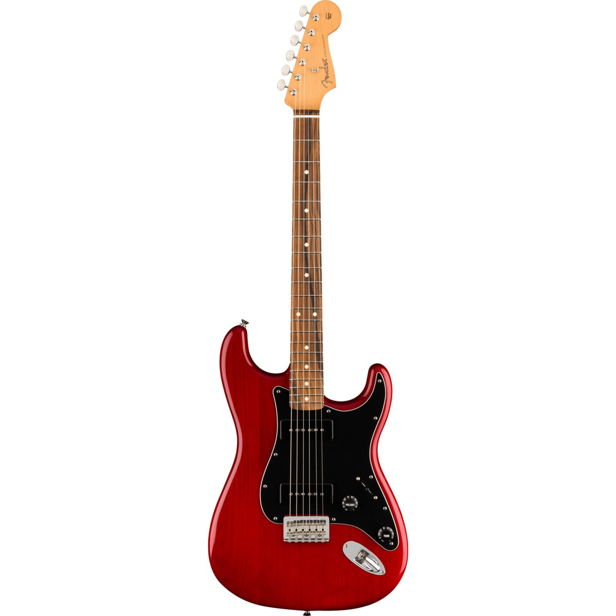 Fender Noventa Stratocaster, Pau Ferro Fingerboard - Crimson Red Transparent