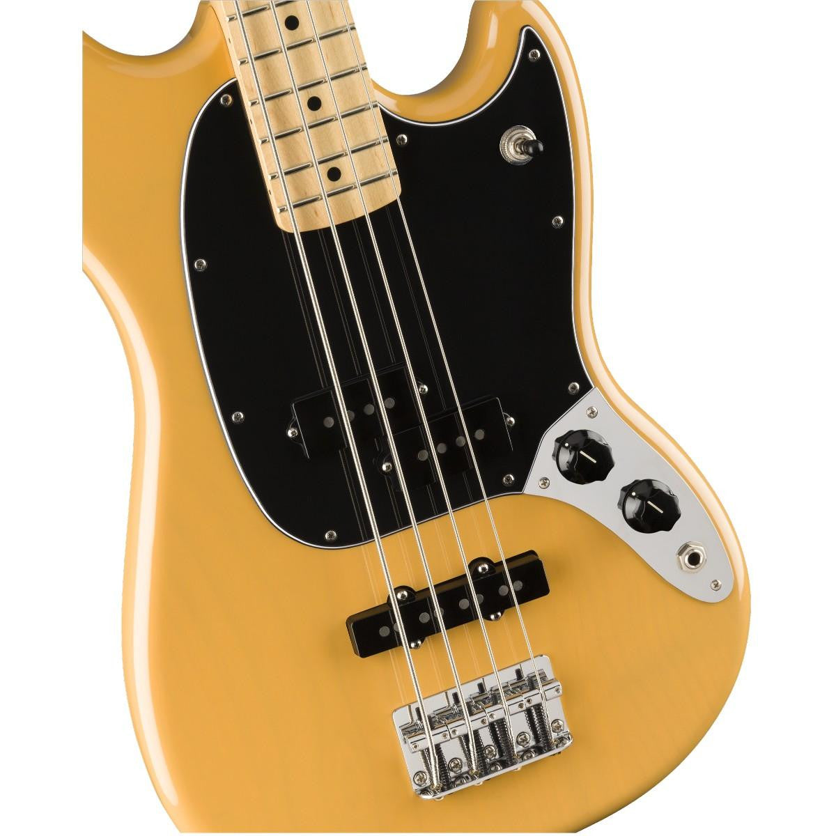 Fender Player Mustang® Bass PJ, Maple Fingerboard, Butterscotch Blonde