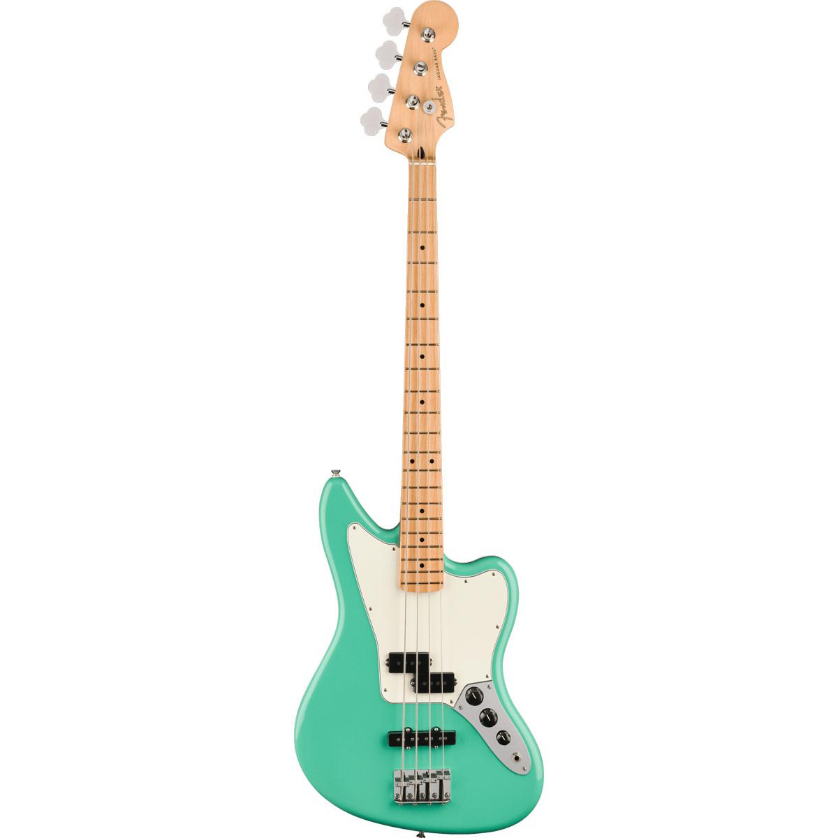 Fender Player Jaguar Bass, Maple Fingerboard, Sea Foam Green