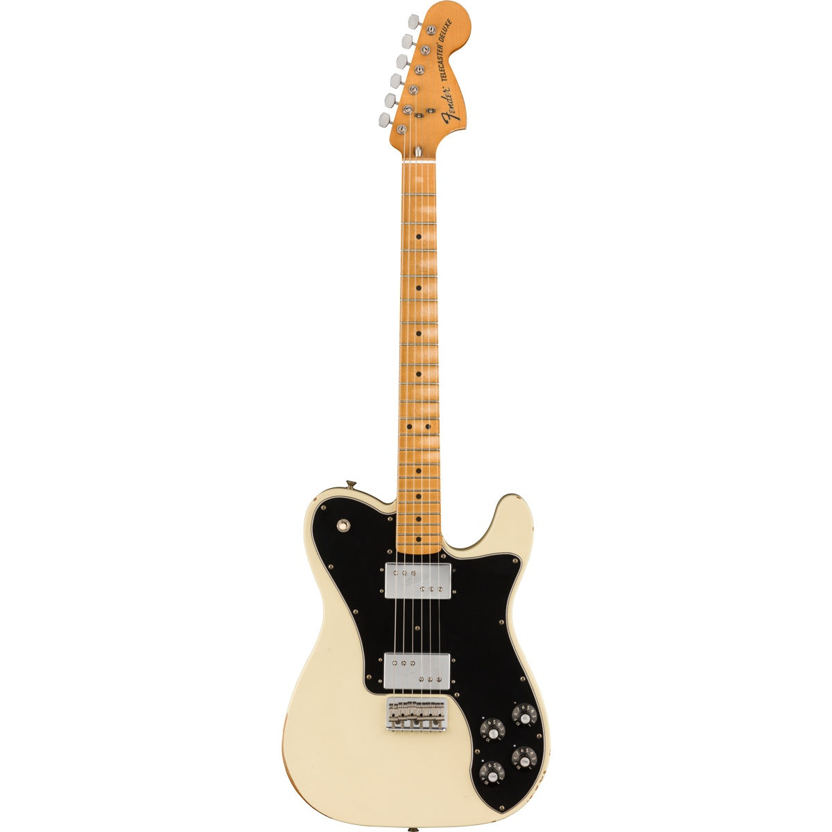 Fender Vintera Road Worn '70s Telecaster Deluxe, Maple Fingerboard - Olympic White