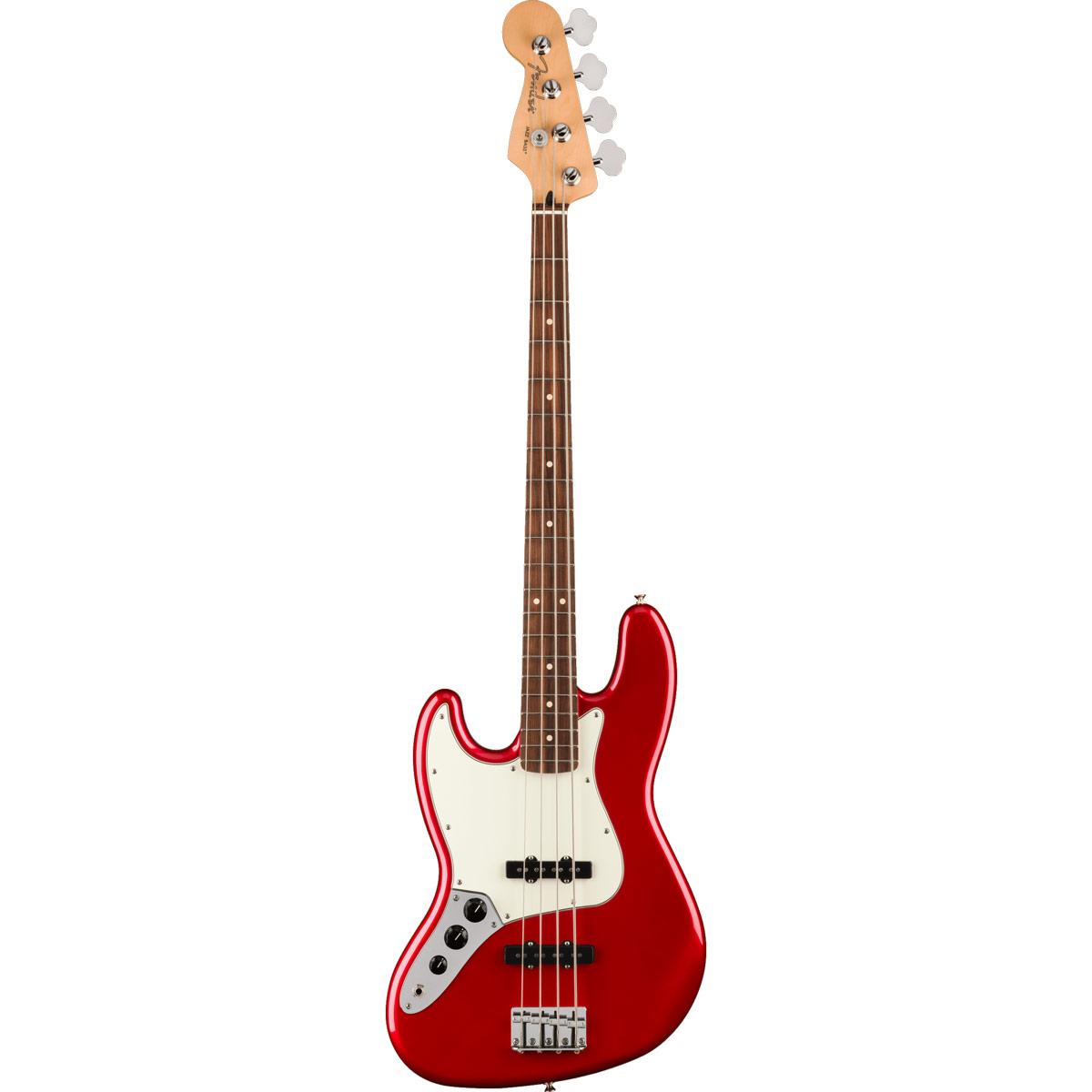 Fender Player Jazz Bass Left-Handed, Pau Ferro Fingerboard, Candy Apple Red