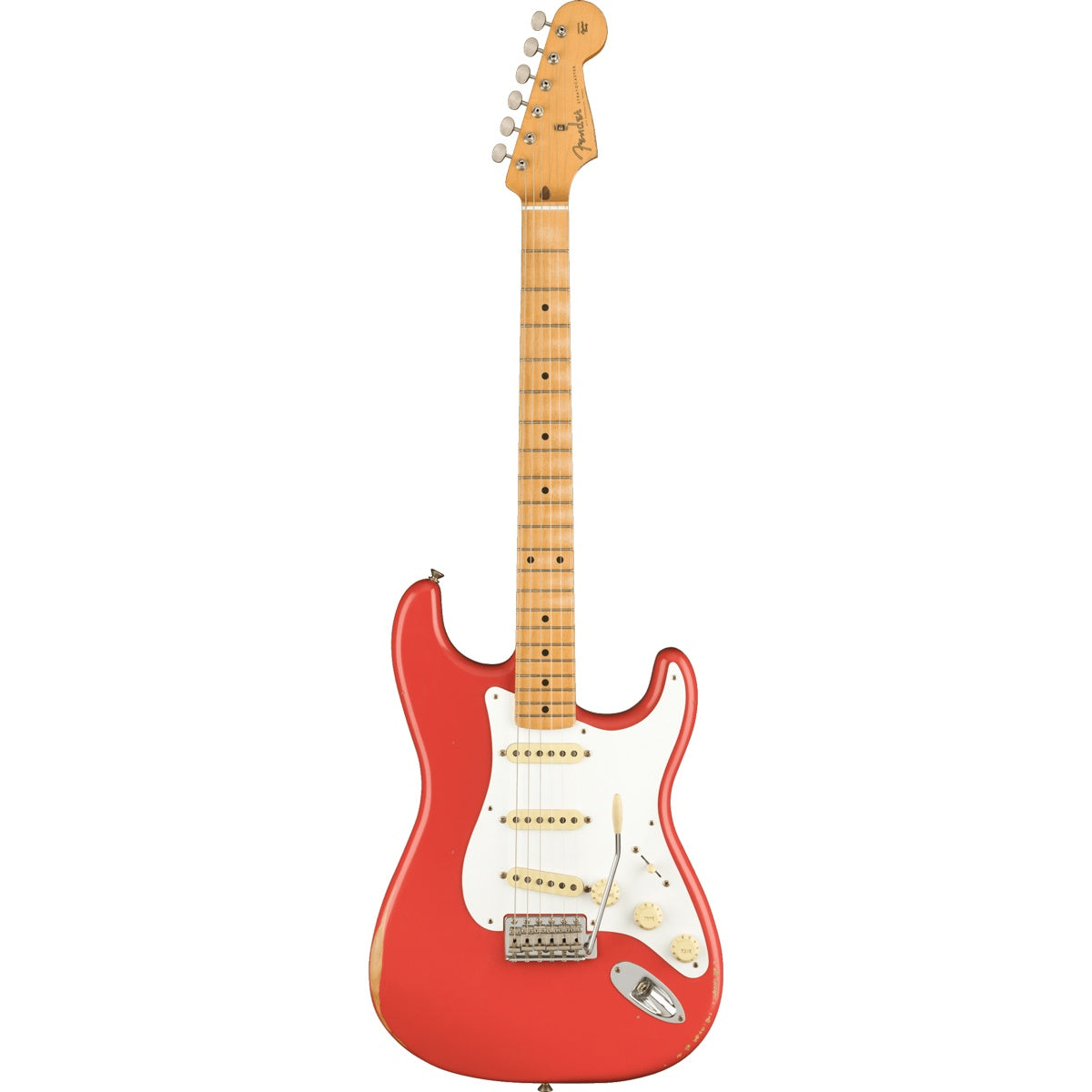 Fender Vintera Road Worn '50s Stratocaster, Maple Fingerboard - Fiesta Red