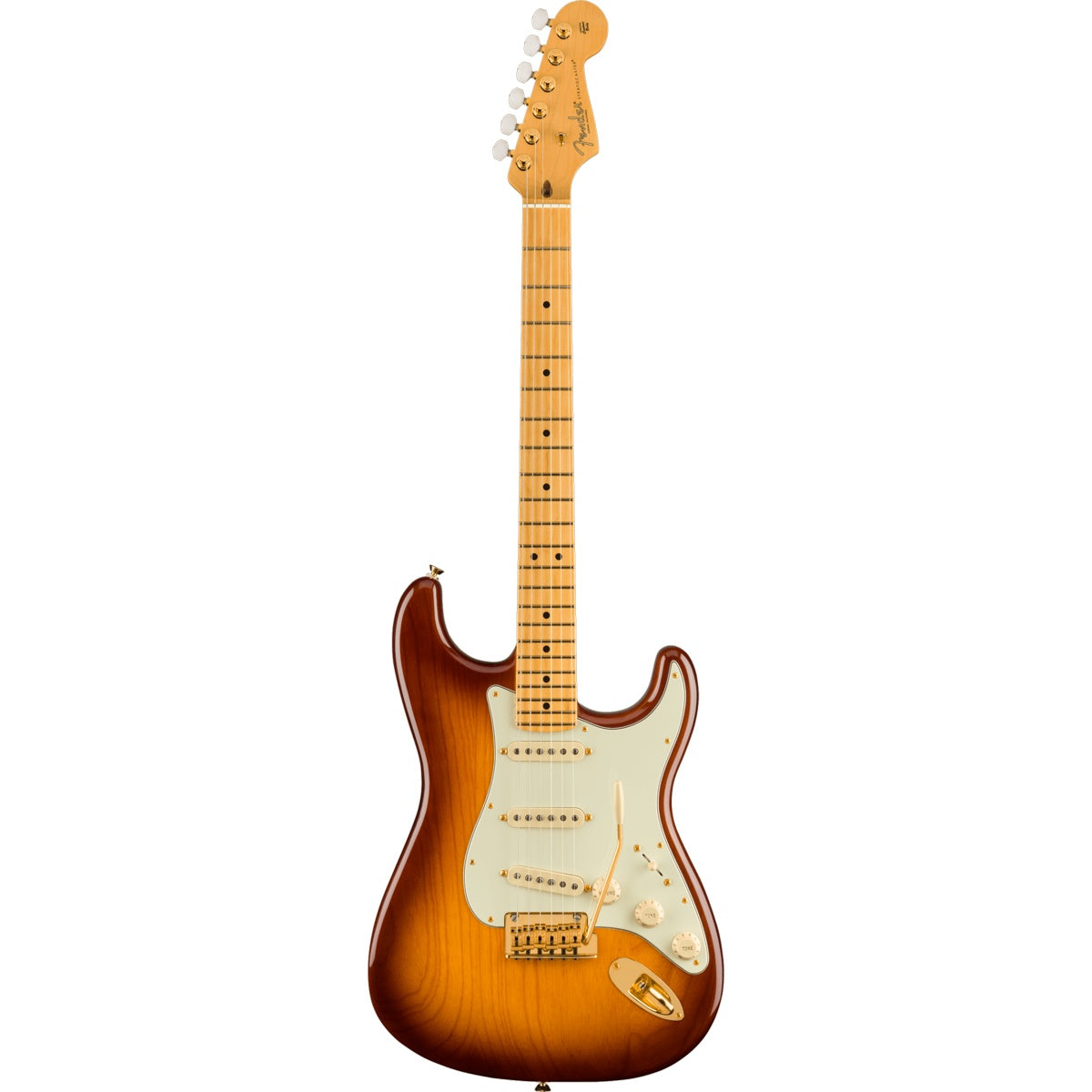 Fender 75th Anniversary Commemorative Stratocaster, Maple Fingerboard - 2-Color Bourbon Burst