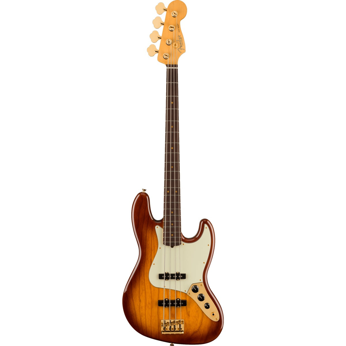 Fender 75th Anniversary Commemorative Jazz Bass, Rosewood Fingerboard - 2-Color Bourbon Burst
