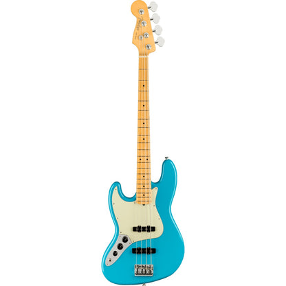 Fender American Professional II Jazz Bass Left-Hand, Maple Fingerboard - Miami Blue