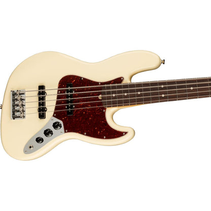 Fender American Professional II Jazz Bass® V, Rosewood Fingerboard, Olympic White