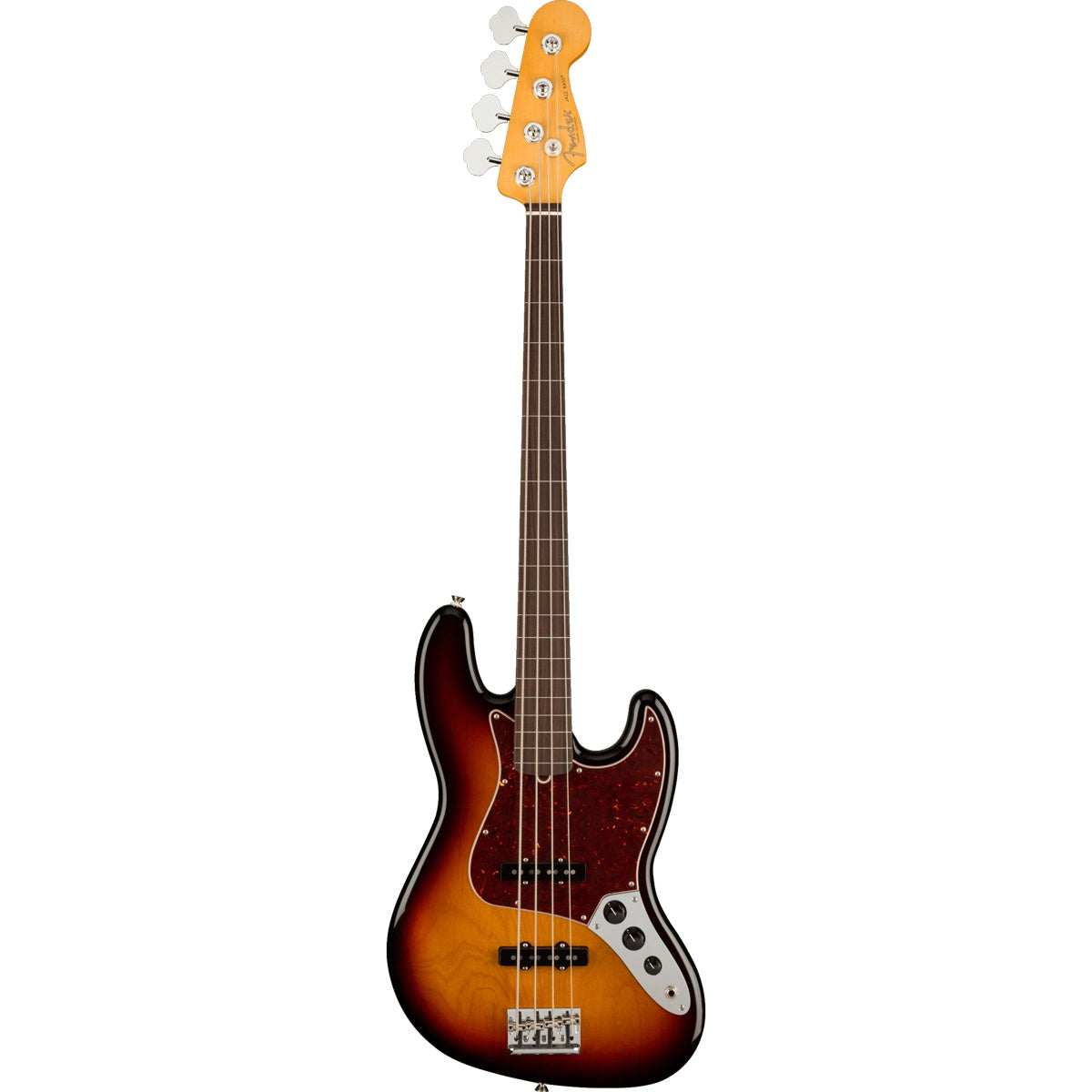 Fender American Professional II Jazz Bass Fretless, Rosewood Fingerboard - 3-Color Sunburst