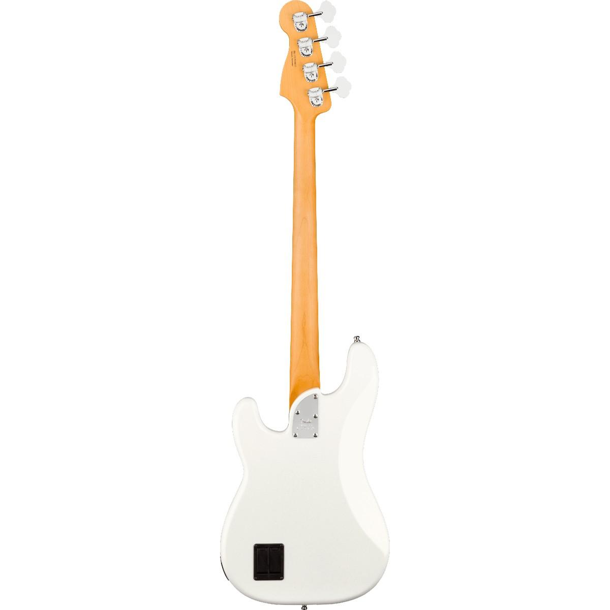 Fender American Ultra Precision Bass®, Maple Fingerboard, Arctic Pearl