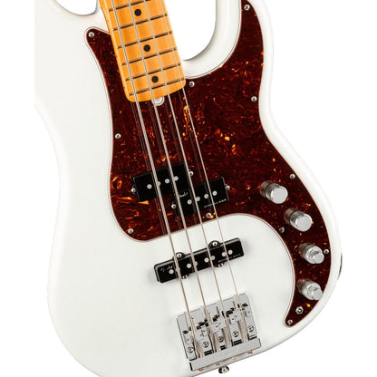 Fender American Ultra Precision Bass®, Maple Fingerboard, Arctic Pearl