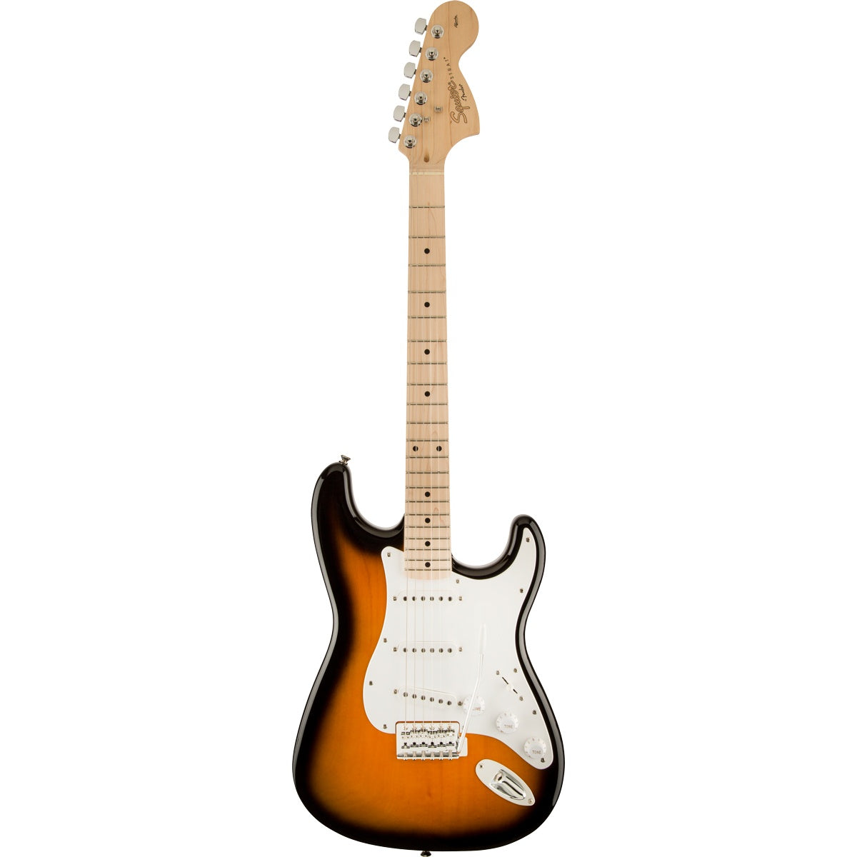 Squier Affinity Series Stratocaster, Maple Fingerboard - 2-Color Sunburst