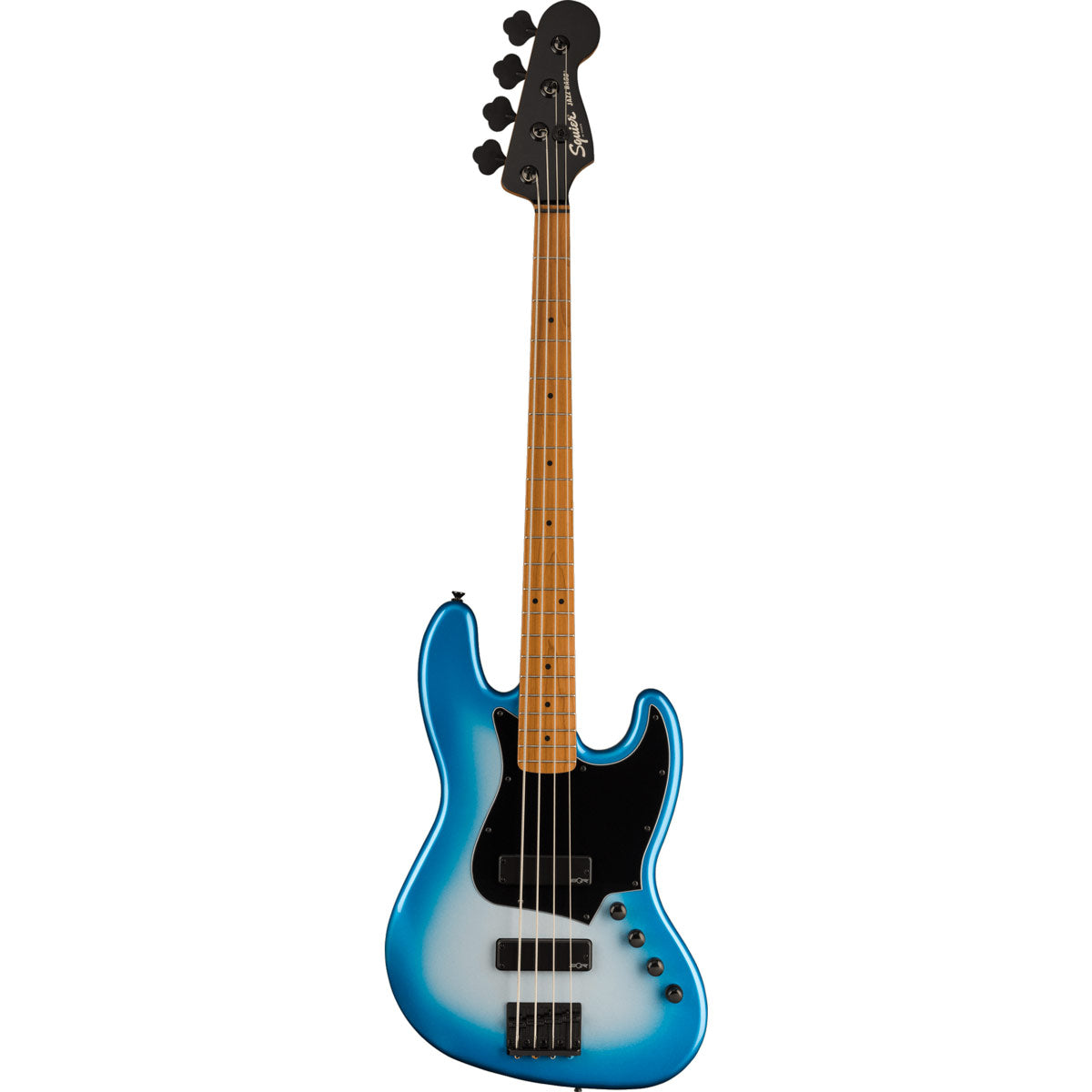 Squier Contemporary Active Jazz Bass HH, Roasted Maple Fingerboard, Black Pickguard, Sky Burst Metallic