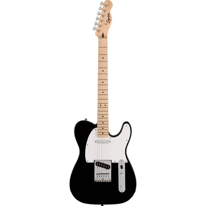 Squier Sonic Telecaster, Maple Fingerboard, White Pickguard, Black