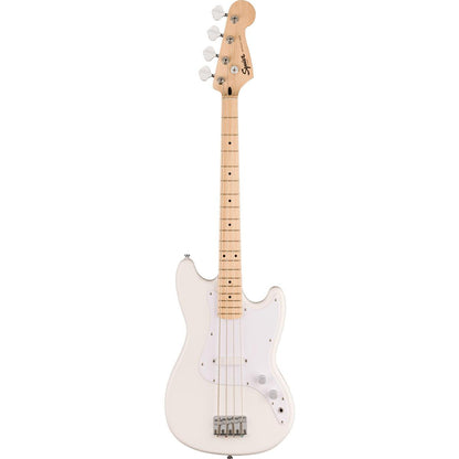 Squier Sonic Bronco Bass, Maple Fingerboard, White Pickguard, Arctic White