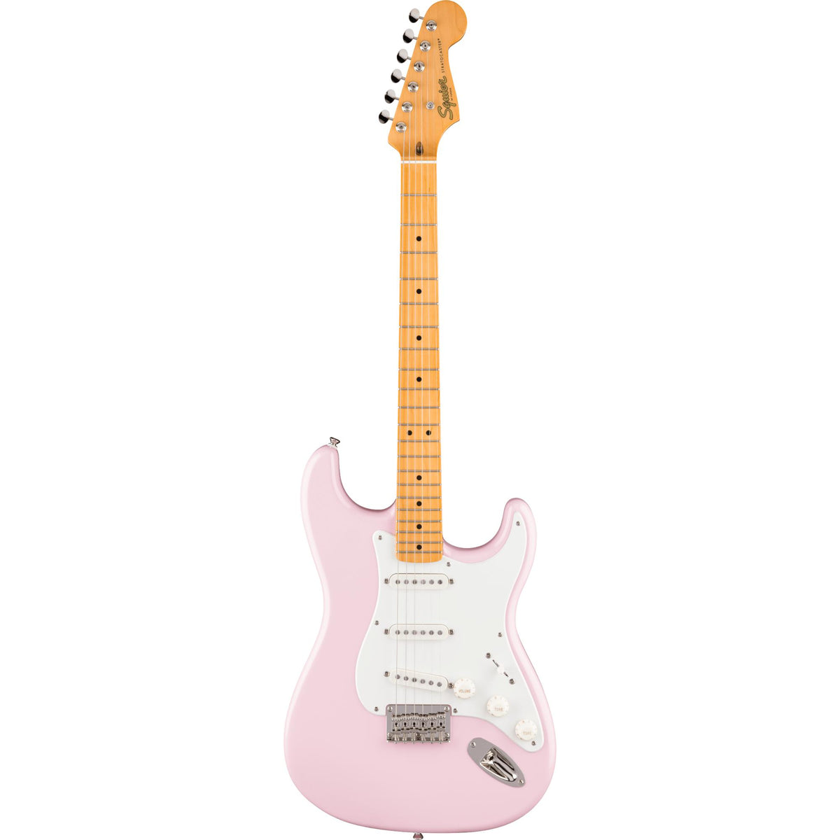 SQUIER Classic Vibe '50s Stratocaster HT, Maple Fingerboard, Parchment Pickguard, Shell Pink