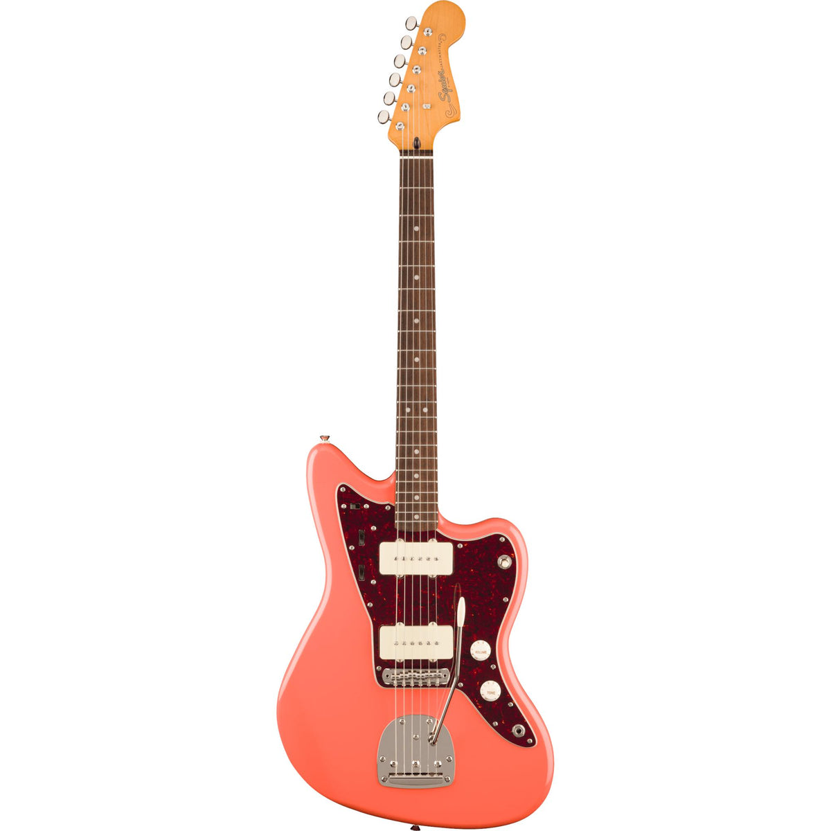 SQUIER Classic Vibe '60s Jazzmaster, Laurel Fingerboard, Tortoishell Pickguard, Tahitian Coral