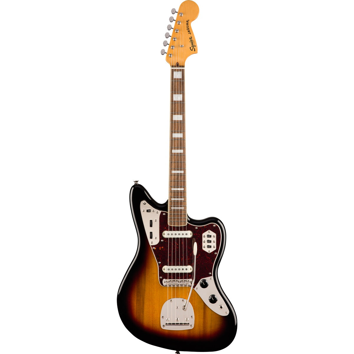 Squier Classic Vibe '70s Jaguar, Laurel Fingerboard - 3-Color Sunburst