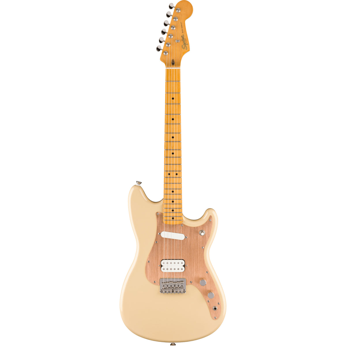 SQUIER Classic Vibe Duo-Sonic HS, Maple Fingerboard, Gold Anodized Pickguard, Desert Sand