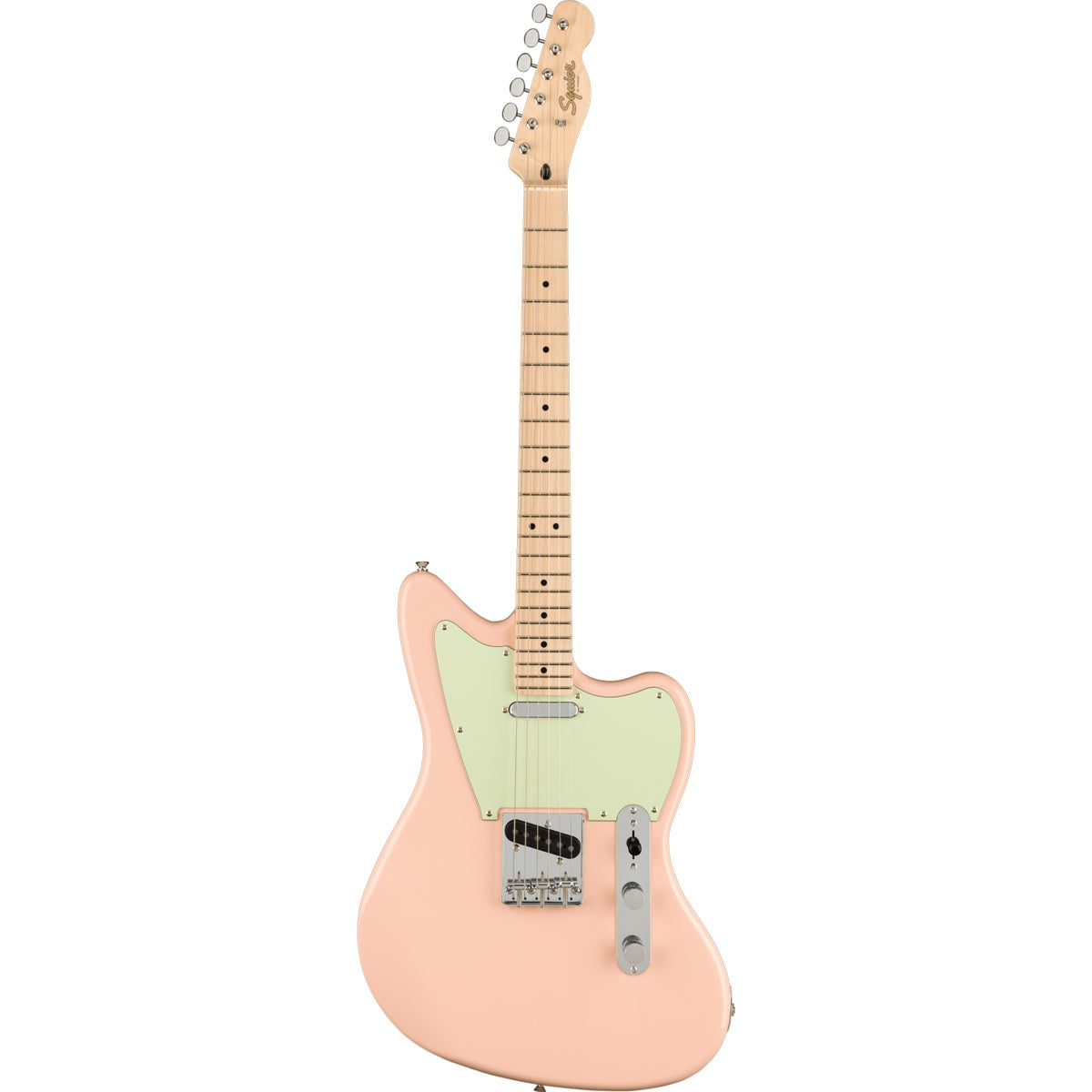Squier Paranormal Offset Telecaster, Maple Fingerboard, Mint Pickguard - Shell Pink