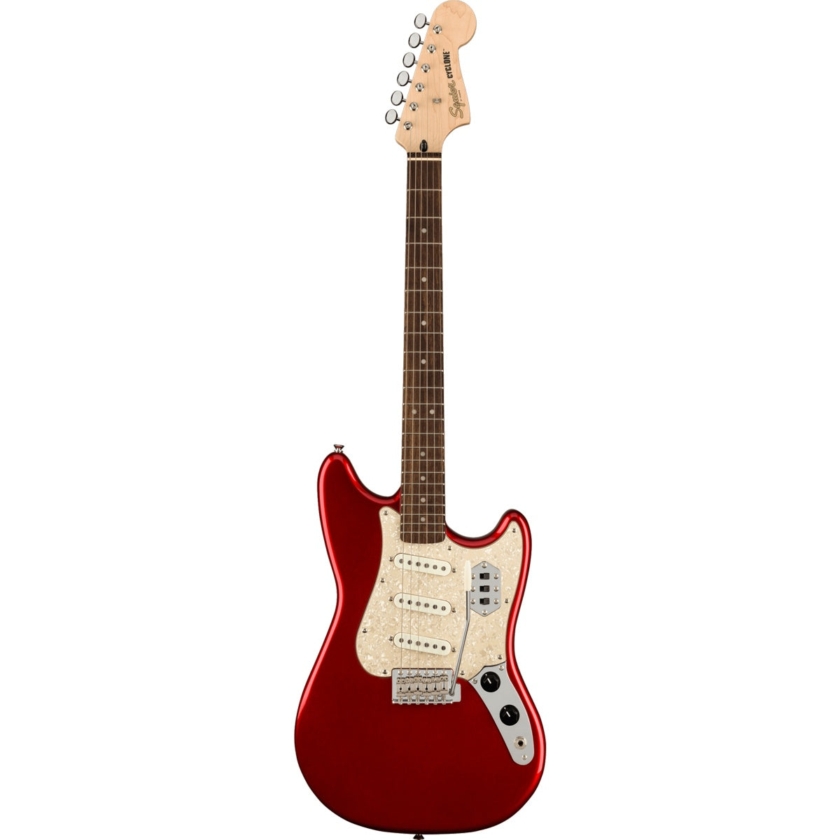 Squier Paranormal Cyclone, Laurel Fingerboard, Pearloid Pickguard - Candy Apple Red