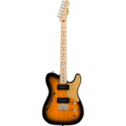 Squier Paranormal Cabronita Telecaster Thinline, Maple Fingerboard, Gold Anodized Pickguard - 2-Color Sunburst