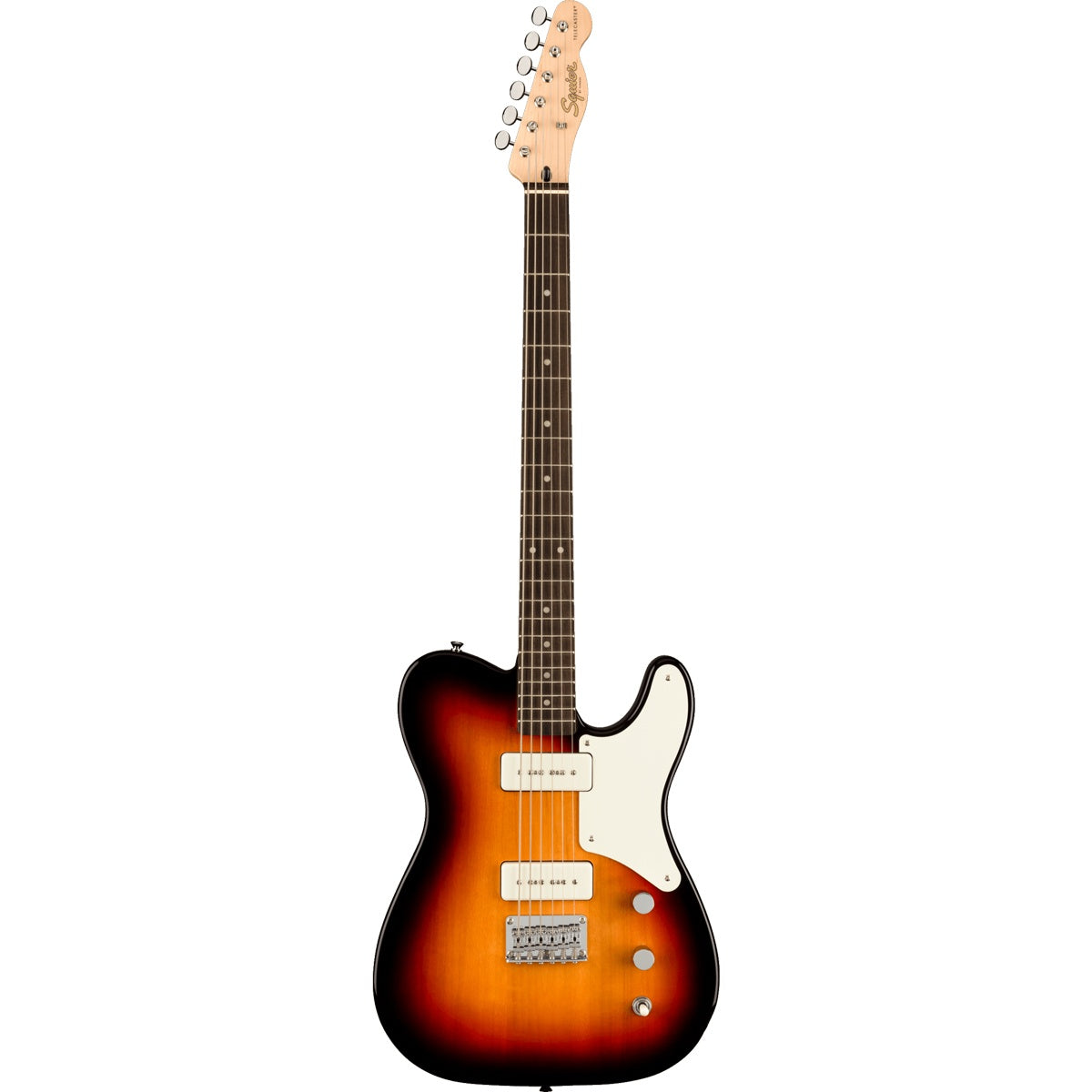 Squier Paranormal Baritone Cabronita Telecaster, Laurel Fingerboard, Parchment Pickguard - 3-Color Sunburst
