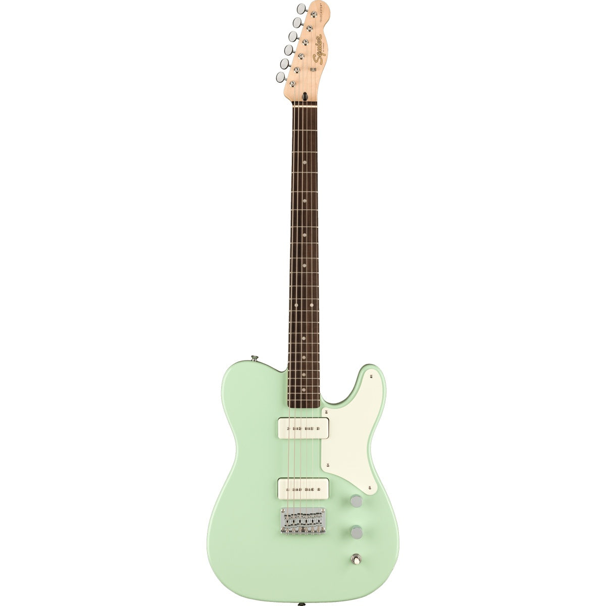 Squier Paranormal Baritone Cabronita Telecaster, Laurel Fingerboard, Parchment Pickguard - Surf Green