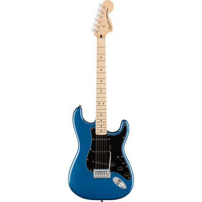 Squier Affinity Series Stratocaster, Maple Fingerboard, Black Pickguard - Lake Placid Blue