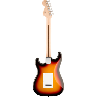 SQUIER Affinity Series Stratocaster Junior HSS, Laurel Fingerboard, White Pickguard, 3-Color Sunburst