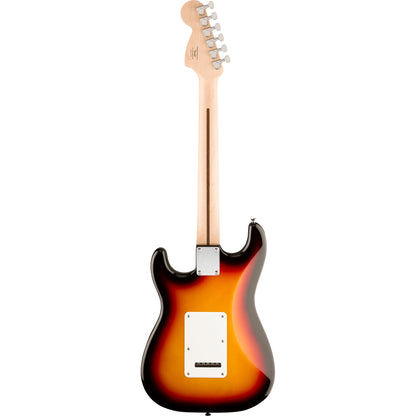 SQUIER Affinity Series Stratocaster Junior HSS, Laurel Fingerboard, White Pickguard, 3-Color Sunburst