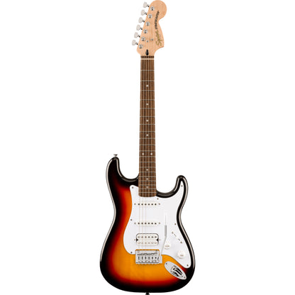 SQUIER Affinity Series Stratocaster Junior HSS, Laurel Fingerboard, White Pickguard, 3-Color Sunburst