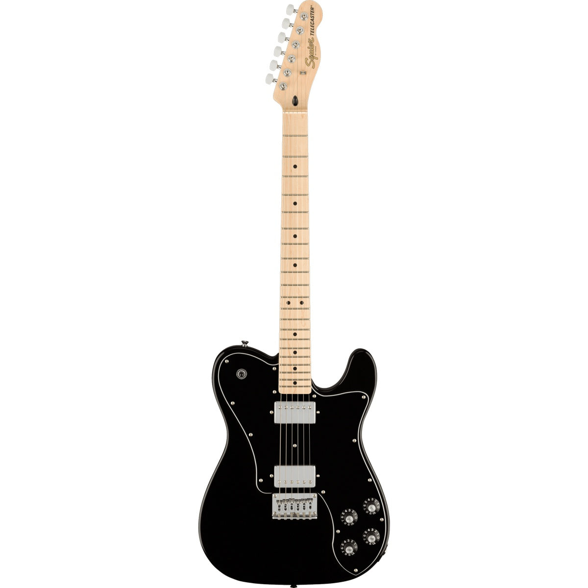 Squier Affinity Series Telecaster Deluxe, Maple Fingerboard, Black Pickguard - Black