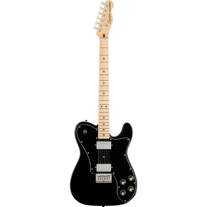 Squier Affinity Series Telecaster Deluxe, Maple Fingerboard, Black Pickguard - Black