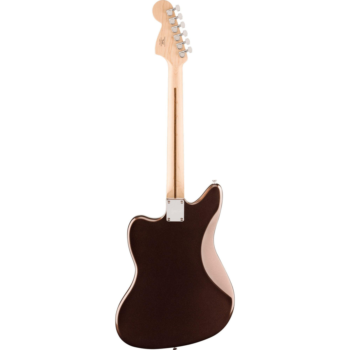 SQUIER Affinity Series Jaguar, Maple Fingerboard, White Pickguard, Mystic Metallic Brown