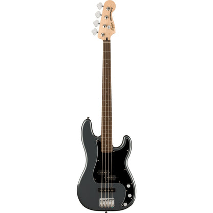 Squier Affinity Series Precision Bass PJ, Laurel Fingerboard, Black Pickguard - Charcoal Frost Metallic